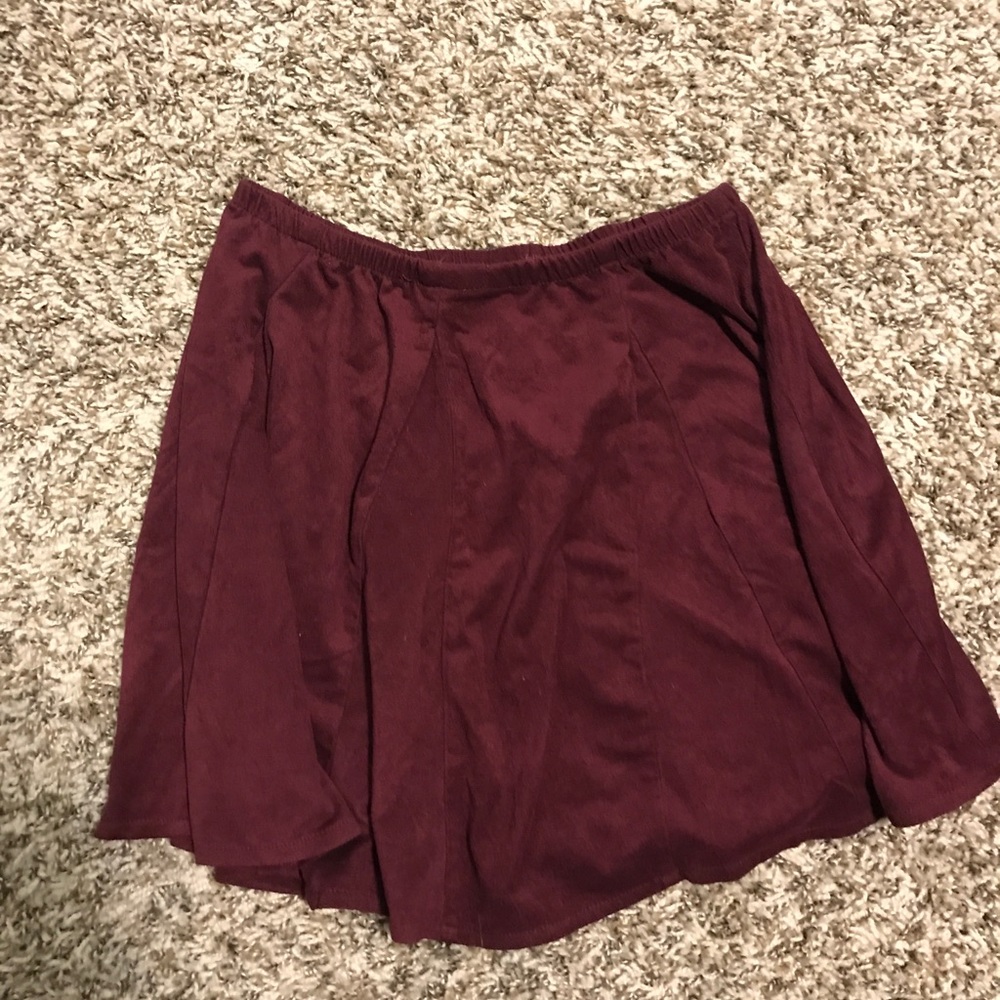 La hearts Velvet skirt